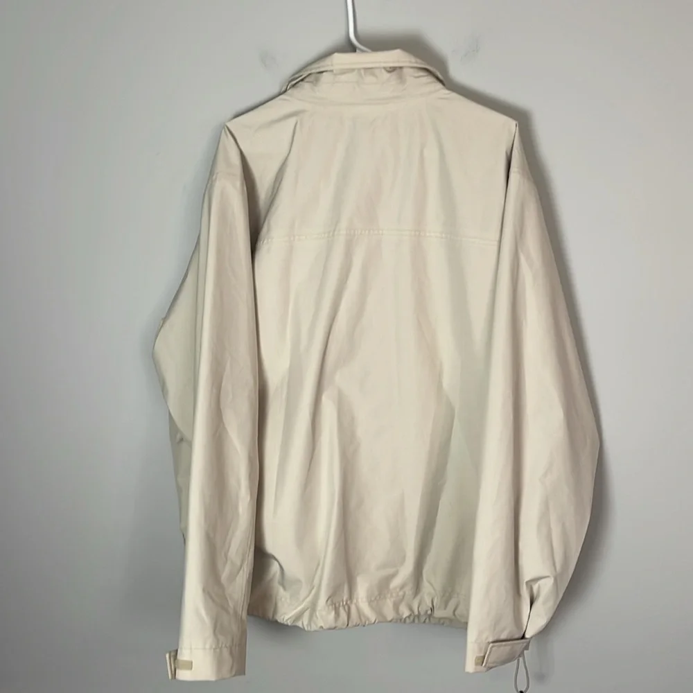 LL Bean Tan Khaki Nylon Men’s XL Coat - Picture 2 of 4